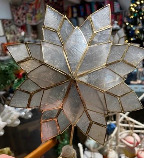 Tree Topper Snowflake Holiday Decor Christmas Decor - Bon Ton goods