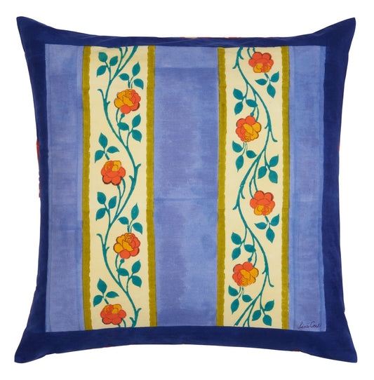 Varanasi Stripes Pervinch Pillow - Bon Ton goods