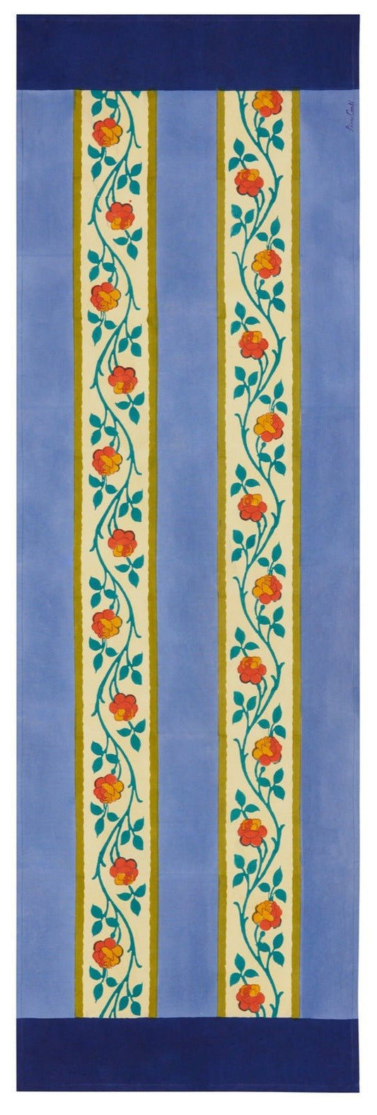 Varanasi Stripes Pervinch - Table Runner Lisa Corti - Bon Ton goods