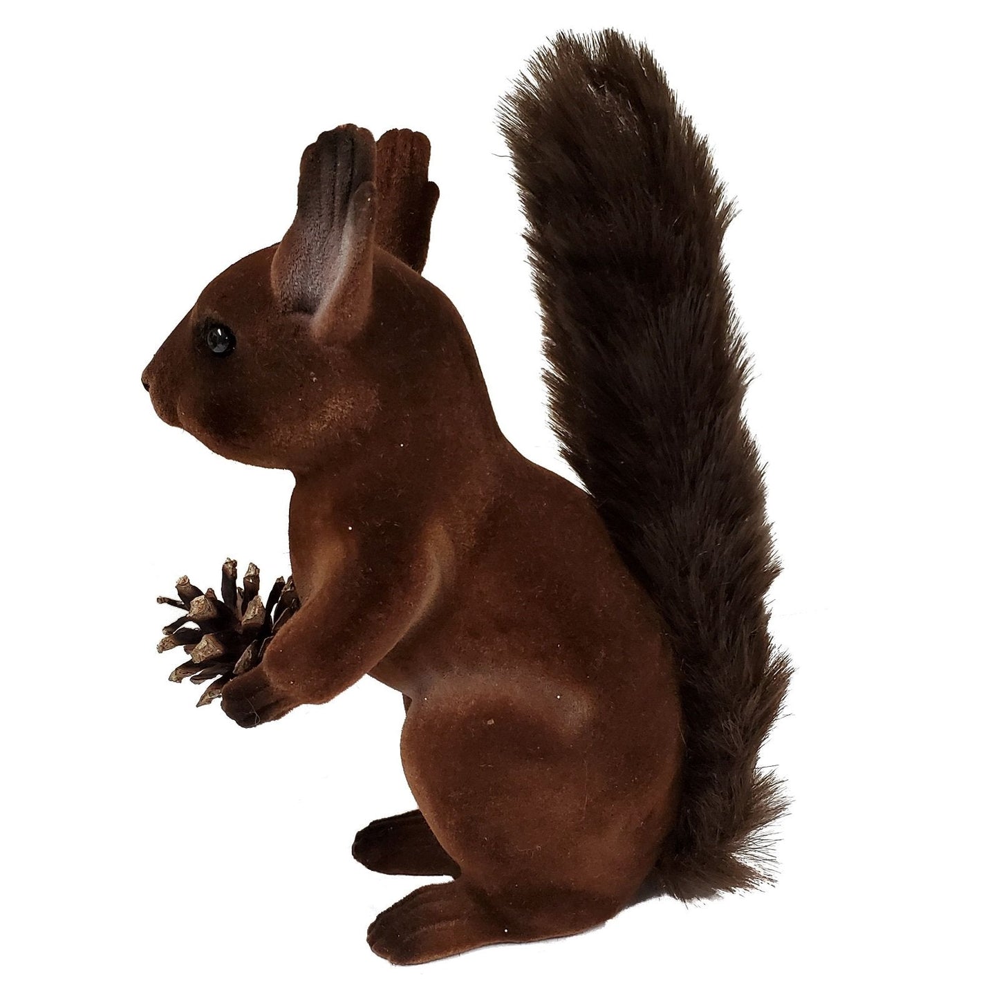 Velvet Squirrel - Brown with Fur Tail - Bon Ton goods