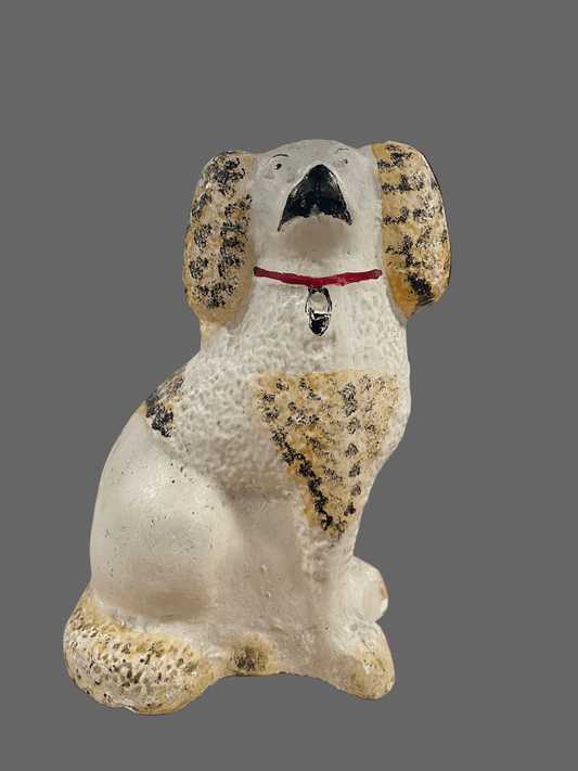 Vintage Cast Composition Stove Dog Figure - Bon Ton goods