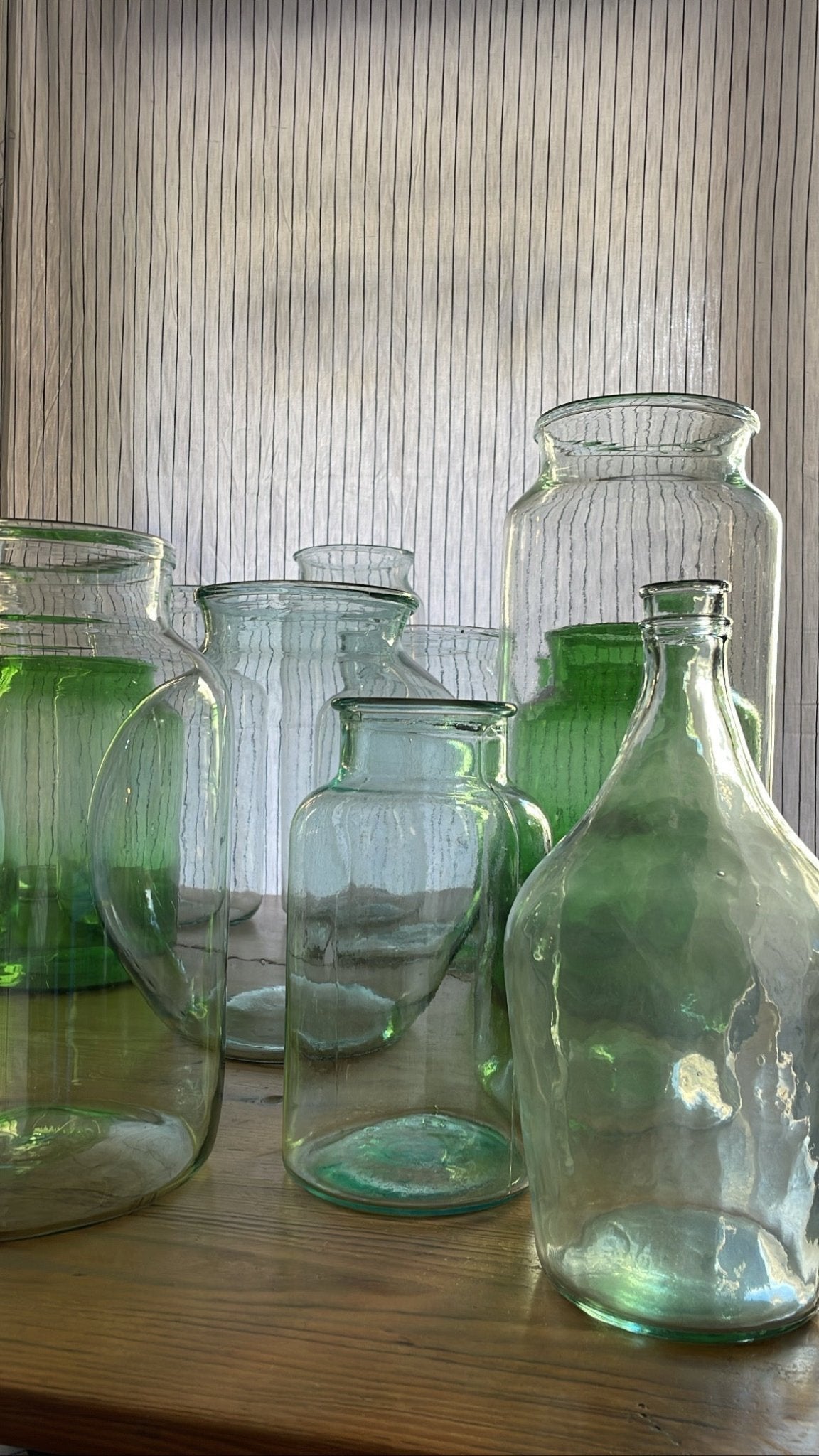 Vintage French Glass Pickling Jar Flask - Bon Ton goods