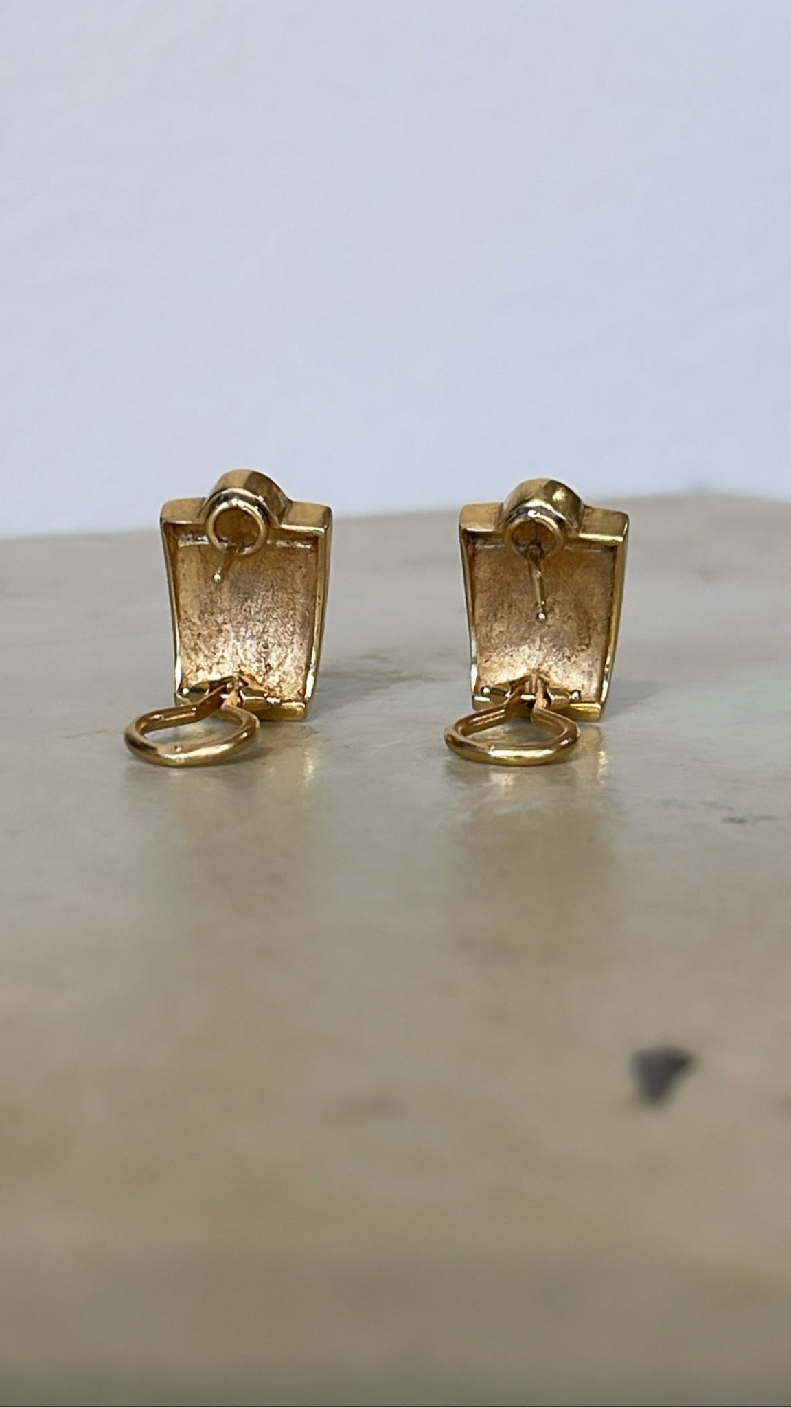 Vintage Gold Earrings - Bon Ton goods