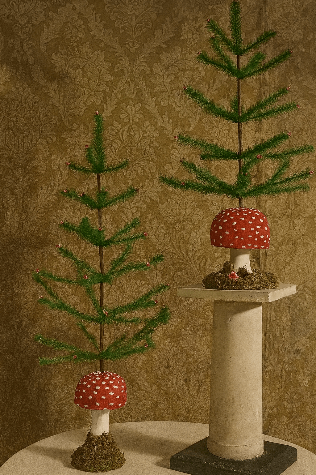 Vintage Style Mushroom Goosefeather Tree | Vintage by Crystal - Bon Ton goods