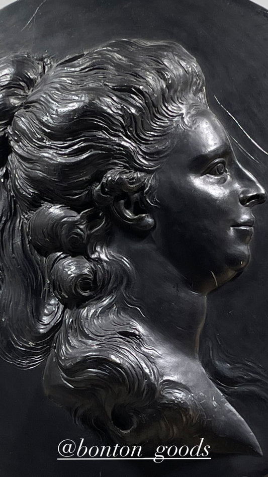 Wall Relief of Anna Maria Lenngren — After Johan Tobias Sergel (1740–1814) - Bon Ton goods