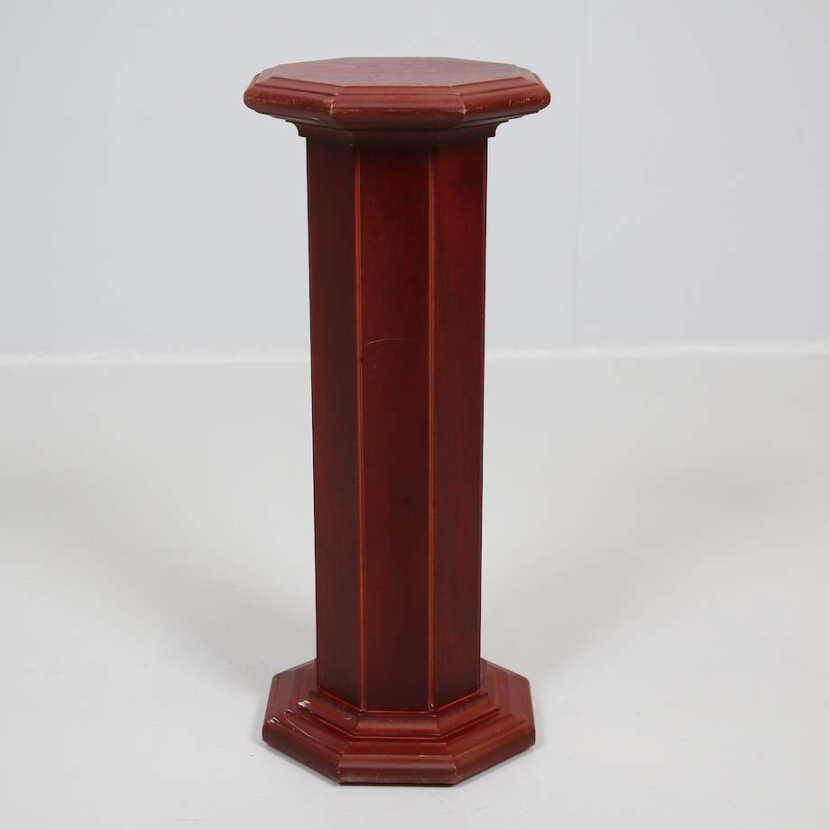 Wooden Pedestal Stand - Bon Ton goods