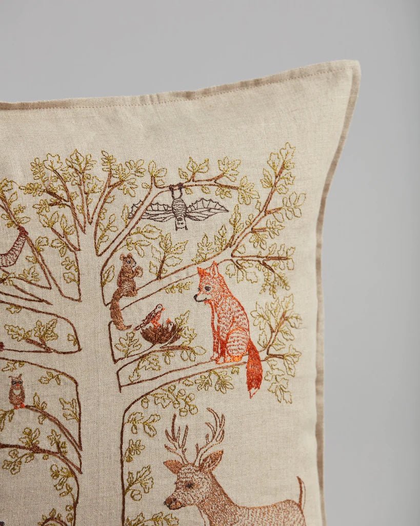 Woodland Living Tree Pillow - Bon Ton goods