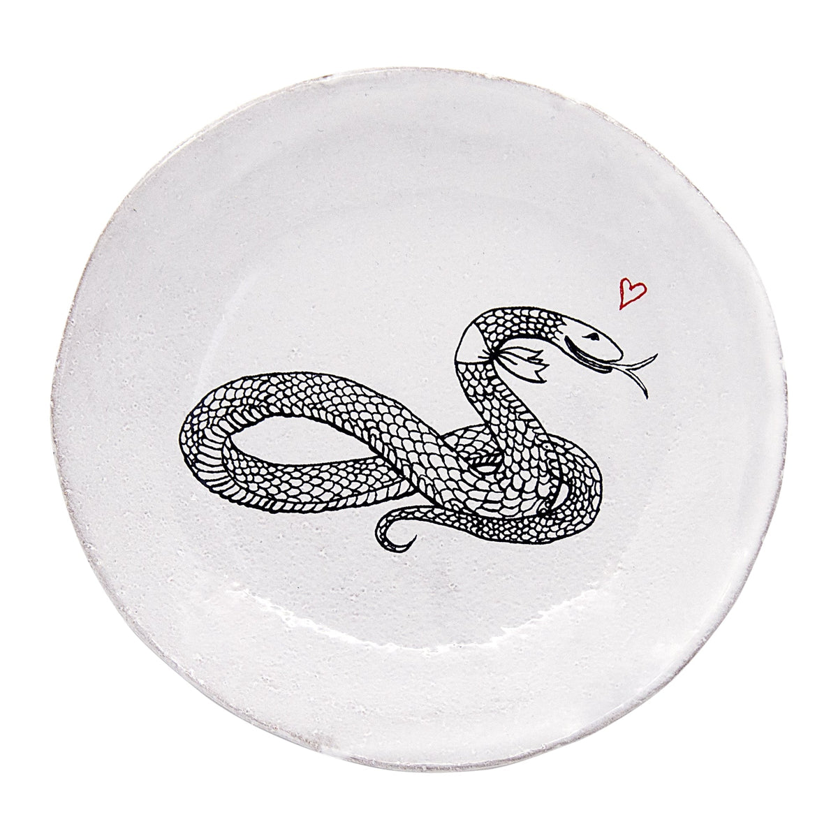 Year of the Snake Saucer, Set of 3 by Astier de Villatte, view 1