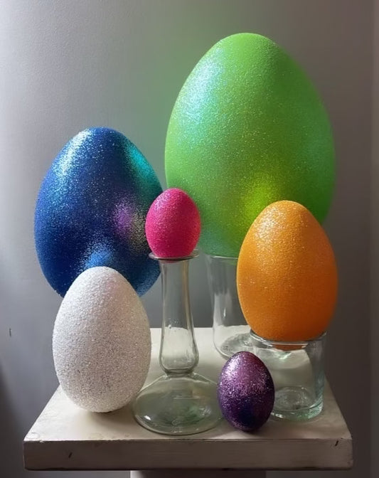 Soft Pink Glitter Egg | Ino Schaller