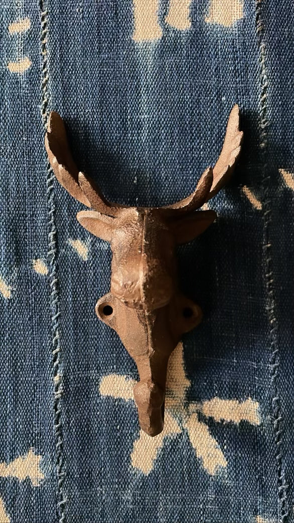 Cast Iron Hook Moose - Vintage