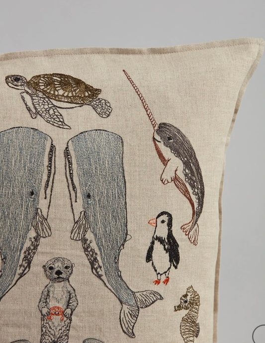 Sea Friends Pillow | Coral & Tusk