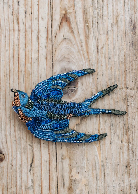 Trovelore Brooches at BON TON goods | Hand-Embroidered Jewelry