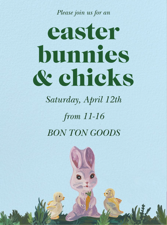 Easter Bunnies and Chicks! Join Us for an In Shop Event!
