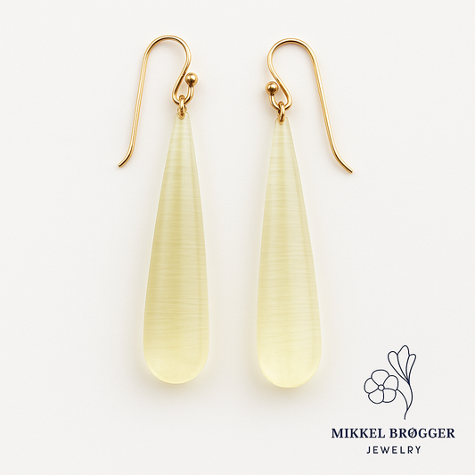 The Radiance of Mikkel Brøgger’s Pale Lemon Citrine Earrings
