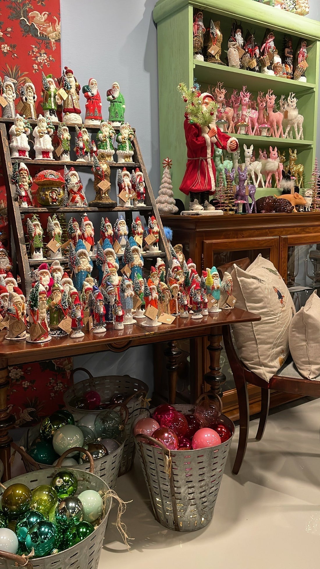 The private Christmas salon at BON TON goods