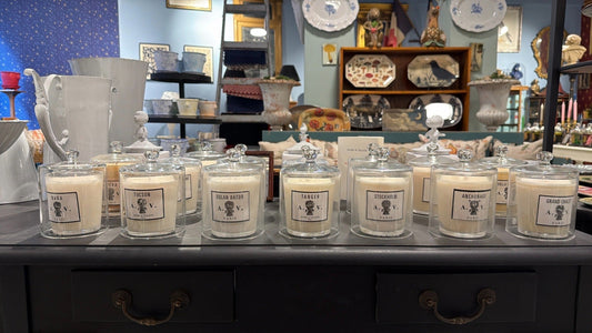 Astier de Villatte Tanger candle among scented candles at BON TON goods