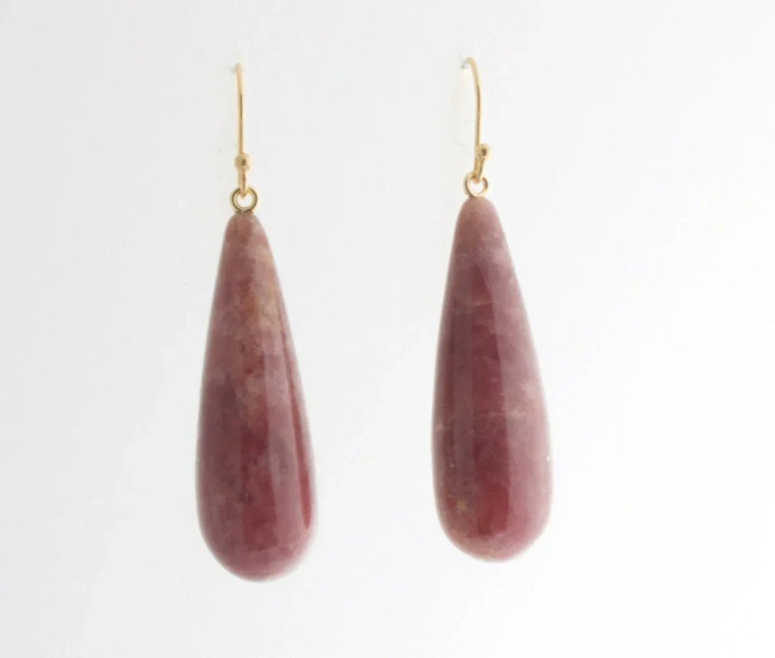 Autumn's Glow: Mikkel Brøgger’s Auburn Quartz Cabochon Drops - Bon Ton goods