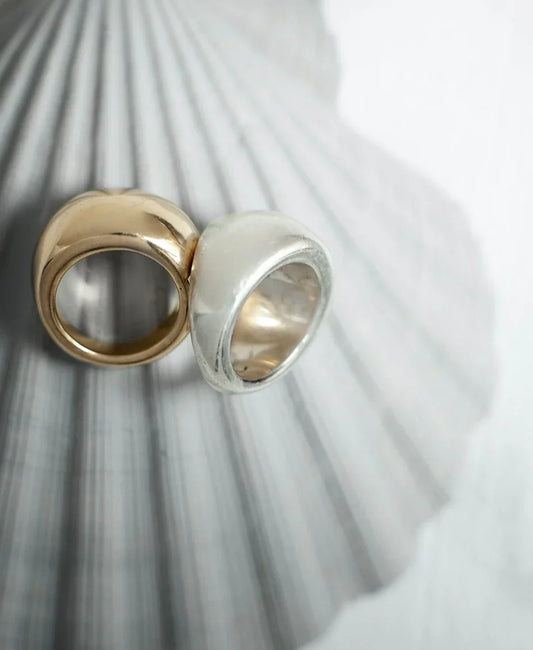 The Dome Ring by Mikkel Brøgger: Sculptural Silver for Everyday Wear