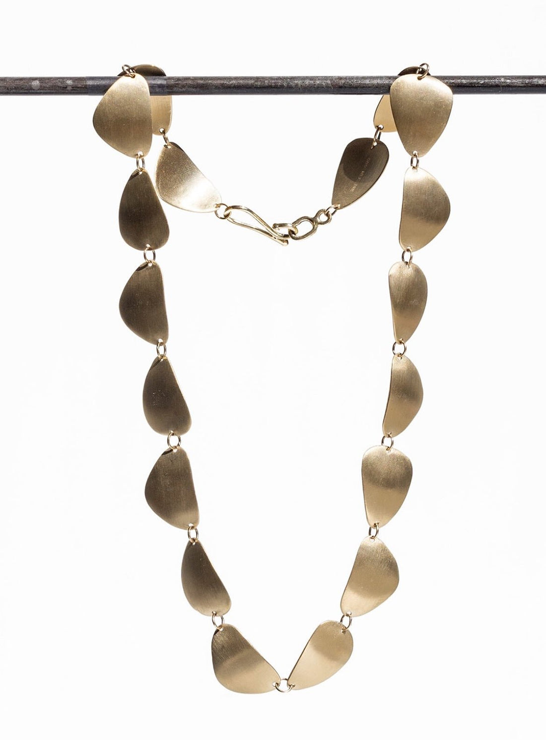 Stone Sarah Gold Necklace | Mikkel Brøgger Unique Handmade Gold Necklace - Bon Ton goods