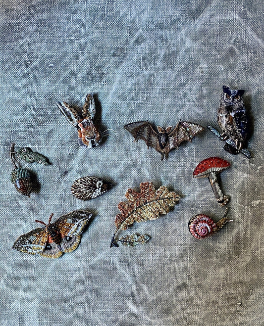 The Arrival of Trovelore — Hand-Embroidered Brooches Now at BON TON goods - Bon Ton goods