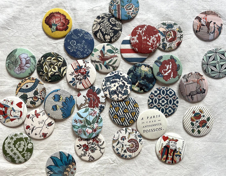 DOMINO PRINT MIRRORS | ANTOINETTE POISSON - Bon Ton goods
