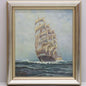 Anders Wallin – Tall Ship in Open Water (1950) | Oil on Canvas