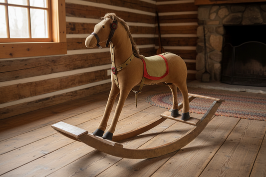 Antique Rocking Horse, Early 20th Century
