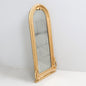 19th Century Gilded Wall Mirror with Braided Rope & Tassel Carving