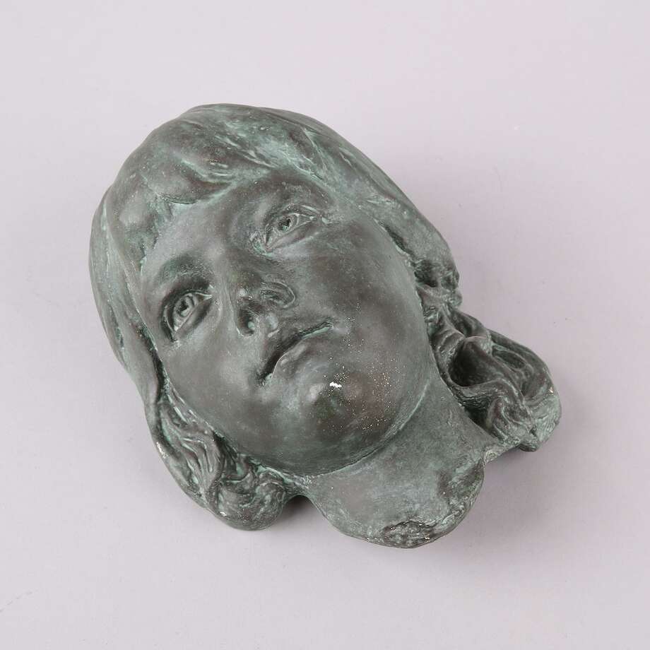 John Börjesson Plaster Sculpture Face, Swedish Sculptor, Late 19th Century