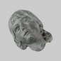 John Börjesson Plaster Sculpture Face, Swedish Sculptor, Late 19th Century