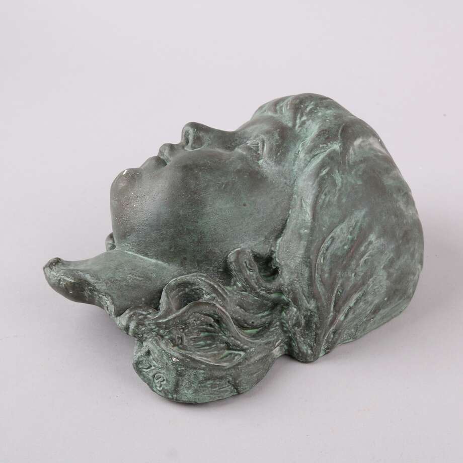 John Börjesson Plaster Sculpture Face, Swedish Sculptor, Late 19th Century