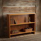 Vintage Pine Display Shelf