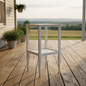 Early 20th Century White Painted Window Table