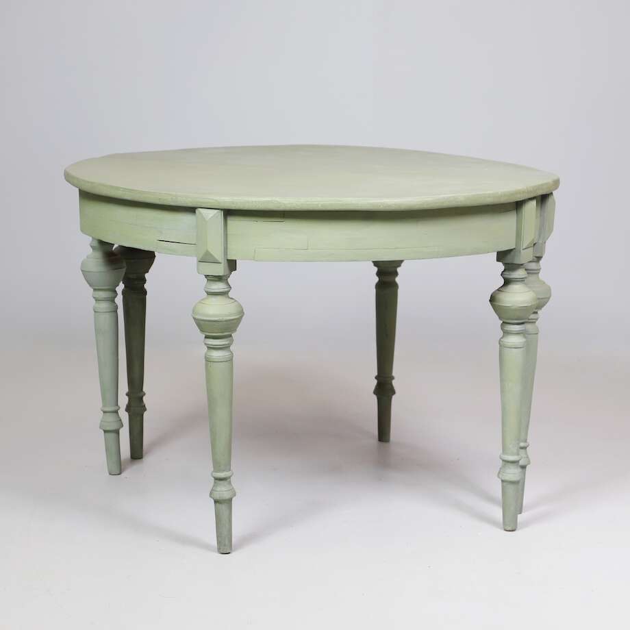 Pair of 19th Century Crescent Tables