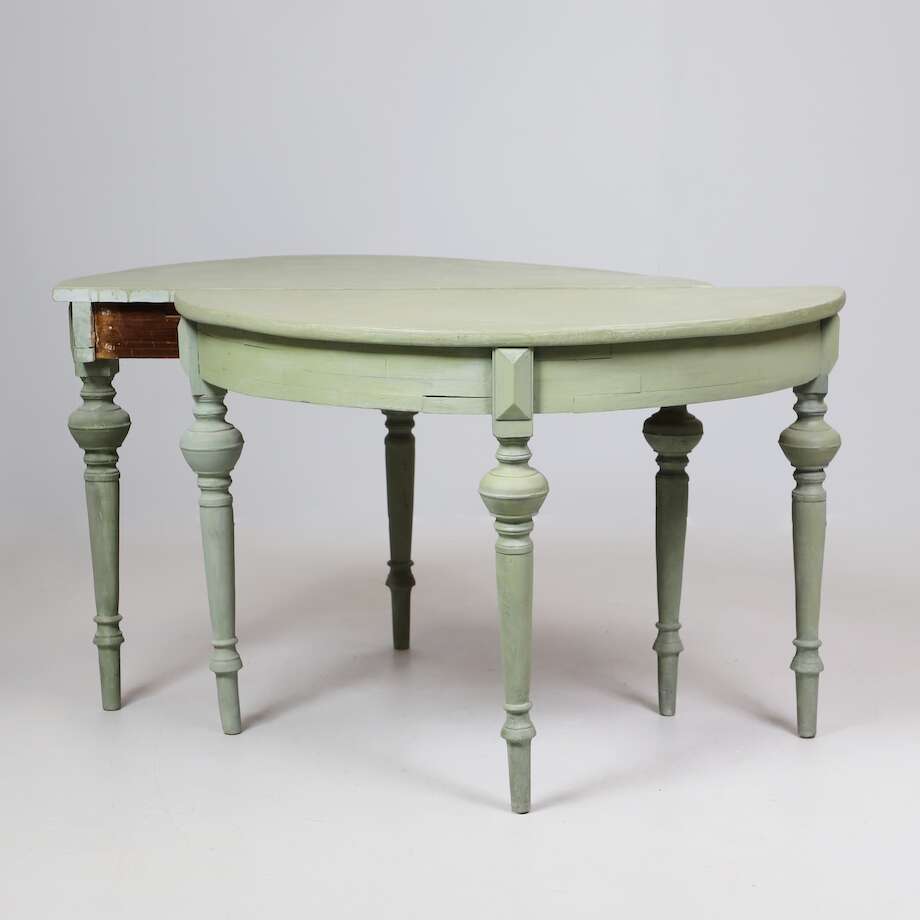 Pair of 19th Century Crescent Tables