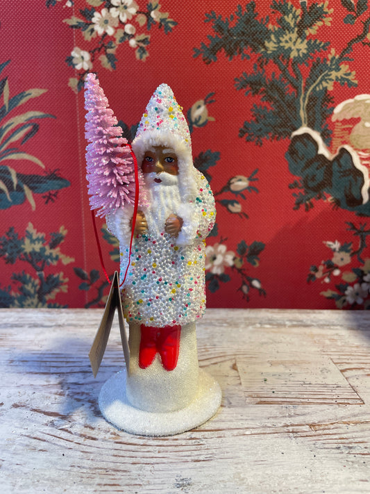 Sugarbead Confetti Santa with Rose Tree | Ino Schaller