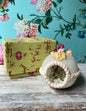 Vintage Swedish Sugar Egg with Diorama – Handmade Easter Decoration