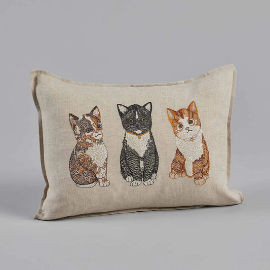 Cute Kittens Pillow | Coral & Tusk