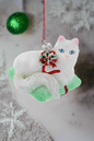Christmas Kitten | Christmas Ornament