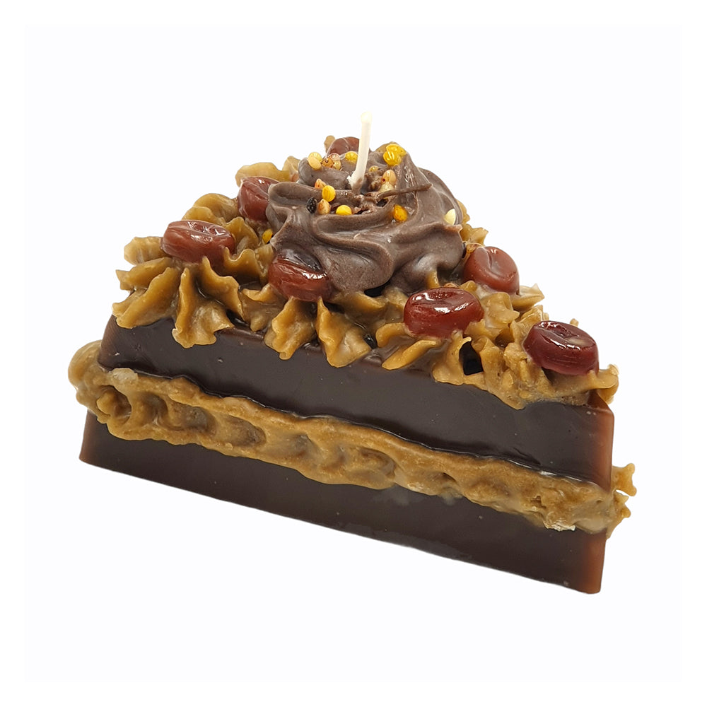 Coffee Cake - Cake Slice - Wax Cake | Cereria Introna