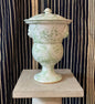 Light Green Marbleized Tulipiere Lion Tulip Vase – Large | Handmade Erik Bendtsen Ceramics