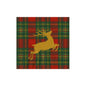 Reindeer Tartan Red Cocktail Napkins - BON TON goods