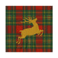 Reindeer Tartan Red Luncheon Napkins - BON TON goods