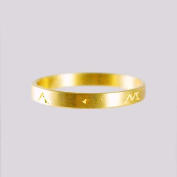 18k Gold “Amor” Band | Gabriella Kiss - Bon Ton goods