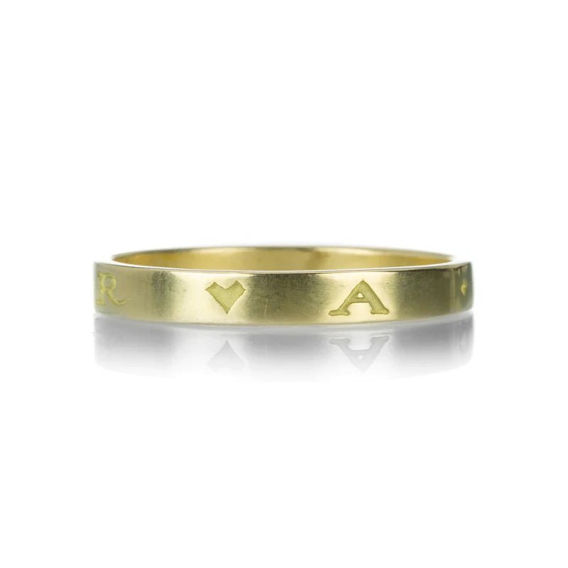 18k Gold “Amor” Band | Gabriella Kiss - Bon Ton goods