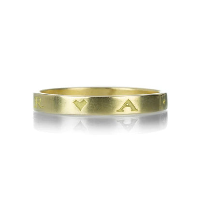 18k Gold “Amor” Band | Gabriella Kiss - Bon Ton goods