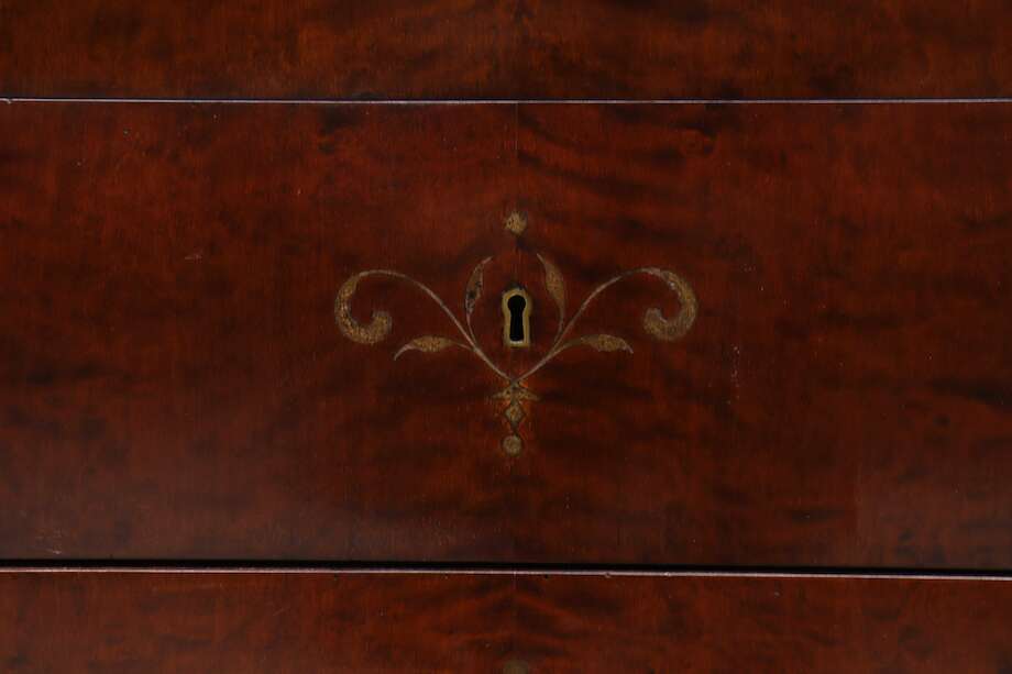 19th Century Birch Chest of Drawers with Inlay - Bon Ton goods