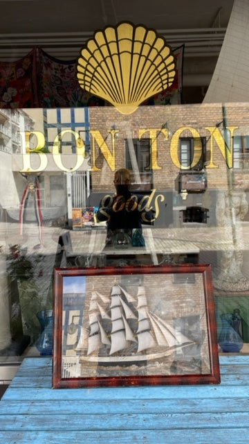 19th Century Ship Diorama — Framed Maritime Scene - BON TON goods