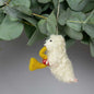 Lamb with Trumpet Ornament | Christmas Ornament