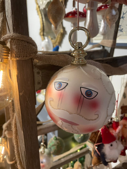 Old Saint Nick Glass Ball